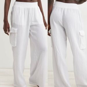 Aerie Gauzy High Waisted Cargo Pant
 size XL